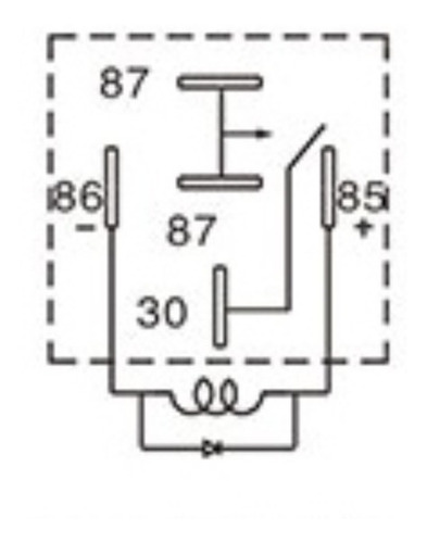 Relay Universal Reforzado Con Diodo On T85a 5ter 60amp 12v