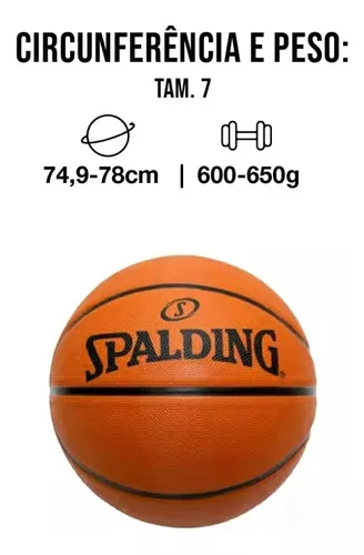 Bola De Basquete Spalding Original + Bomba De Encher C39 - Bola de Basquete  - Magazine Luiza