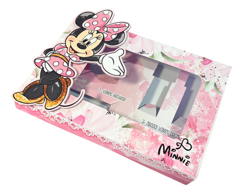 Arquivo De Corte Mini Confeiteiro Minnie Rosa Páscoa #2