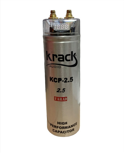 Capacitor Para Sonido De Carro De 2.5 Faradios Krack Kcp-2.5