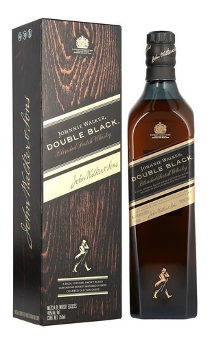 Whisky Johnnie Walker Double Black Labe - mL a $198