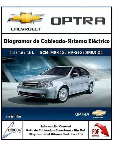 Manual Diagramas Sistema Electrico Chevrolet Optra Original