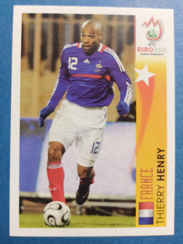 Thierry Henry Panini Euro 2008 (in Action)