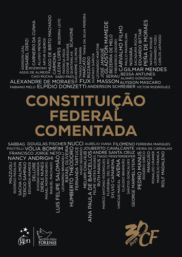 Constituição Federal Comentada, de Equipe Forense. Editora Forense Ltda., capa mole em português, 2018