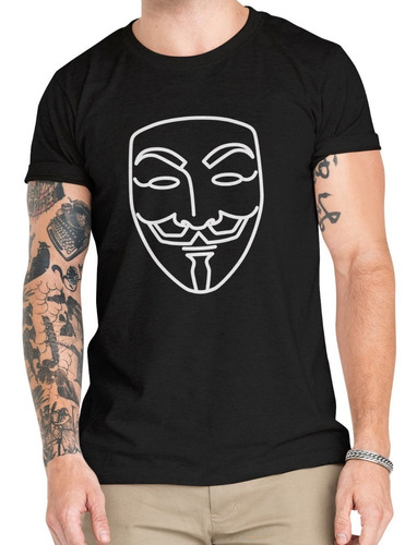 Polera V De Venganza Vendetta Algodón Orgánico Mov9