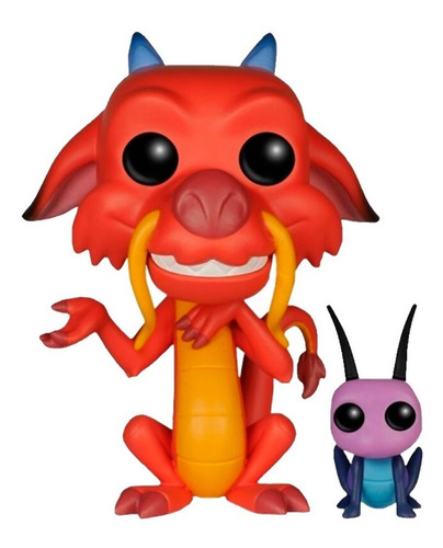 Funko Pop Mulan Dragão Mushu E Cricket #167 Original
