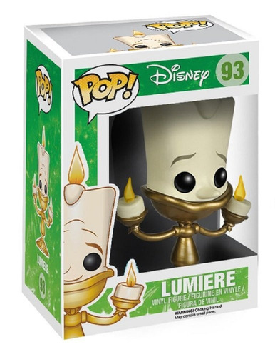Funko Pop Disney La Bella Y La Bestia: Lumiere