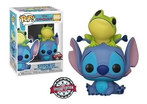 Imagem 1 de 2 de Funko Pop Disney Lilo And Stitch Stitch W Frog 986