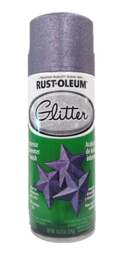 Aerosol Glitter Brillantina Púrpura Multicolor Rust-oleum 