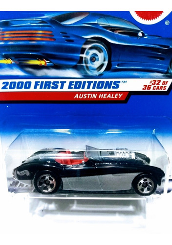 Carrito Hot Wheels Austin Healey Edición 2000 Escala 1:64