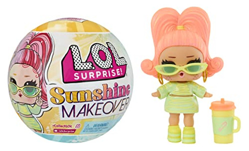 Lol Surprise Sunshine Makeover Con 8 Sorpresas, Color Uv
