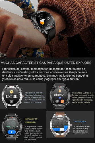 Reloj Inteligente Multifuncional Con Auriculares Bluetooth