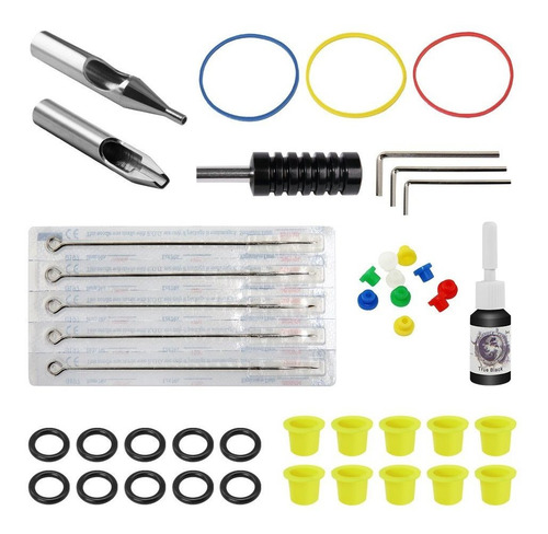 Kit Tatuaje Profesional 1 Maquina Tatuar A14 W01