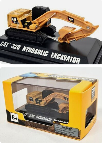 Set 3 Maquinas Construcción Cat De 4 A 5 Cm. Metal Y Pvc.
