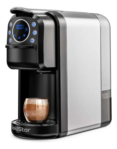 Cafetera Multi Capsula Digital 4 En 1 Goldstar Cm-585b 20bar