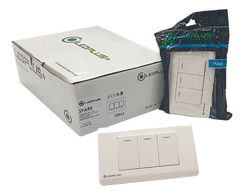 Imagen 1 de 1 de Interruptor Triple Lp-spark-003