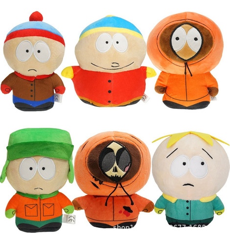 6pcs South Park Boneca Pelúcia Brinquedo Crianças Presente A
