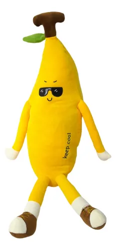 Mono Gorila De Peluche 1m Gigante Con Banana Color Único