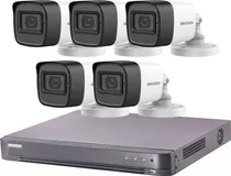 Comprar Kit Seguridad Hikvision Dvr 8 + 5 Camaras 2mp Full Hd 1080p