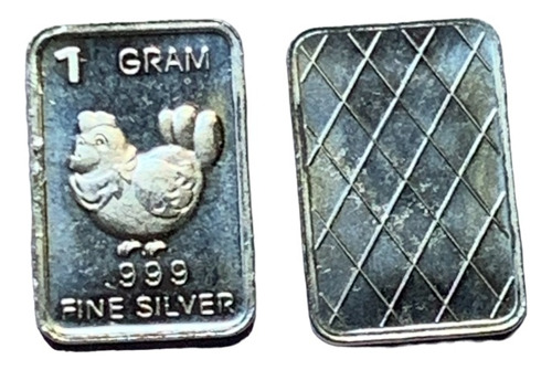 Robmar-moneda N° 81-1 G.plata 999-una Gallina +estuche En 3d