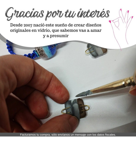 Pulsera Tejida Macramé Soda Mar