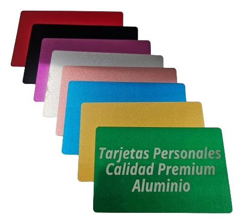 Tarjetas Personales Premium De Aluminio 