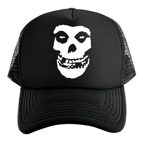 Gorra Unisex Black De Malla The Misfits Punk Rock