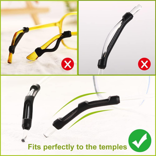 Consejos Para Patillas De Gafas Igeyzoe, 16 Pares Silicona