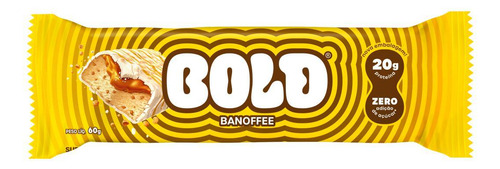 Barra De Proteína Bold Bar 20g Banoffee Zero Açúcar E Glúten