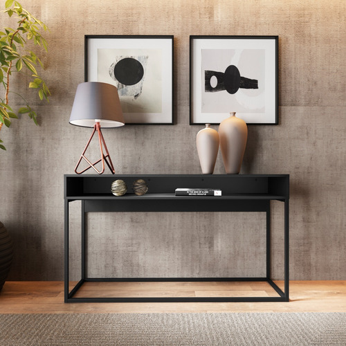 Imagen 3 de 5 de Aparador Arrimo Home Design Negro Mate