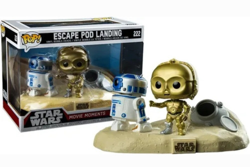 Funko Pop Escape Pod Landing 222 Star Wars (r2d2 Y C3po)