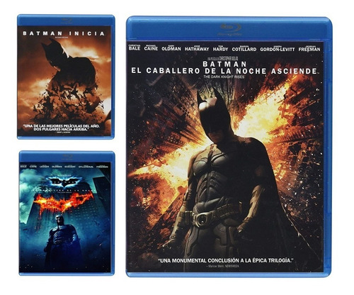 Batman Trilogia El Caballero De La Noche Peliculas Blu-ray | Envío gratis