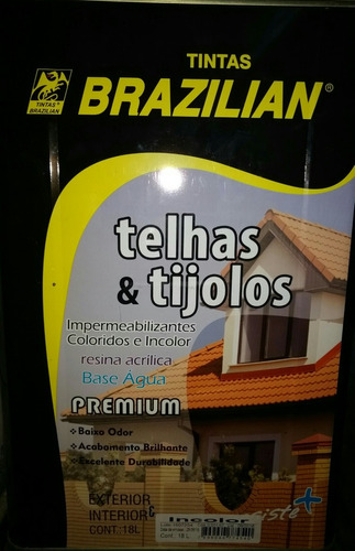 Resina Para Telha, Tijolo, Ardósia, Concreto 18l