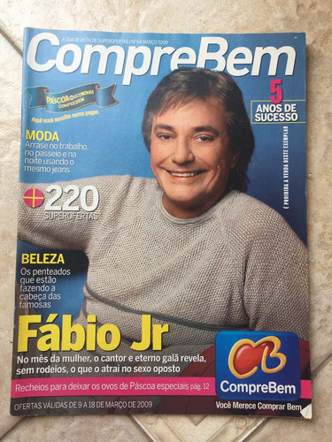 Revista Compre Bem Fábio Junior N°64 Ano 2009