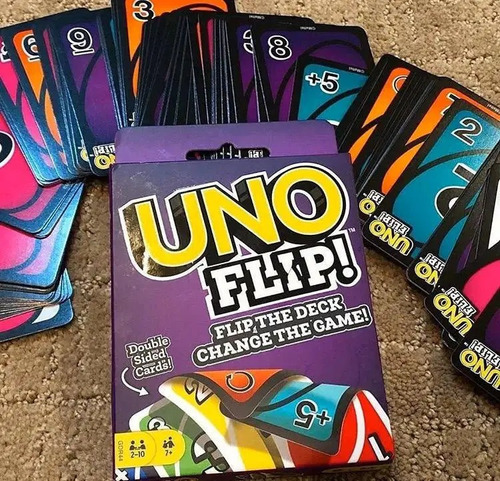 Cartas Uno Flip Juego Games 2 Caras - En Español