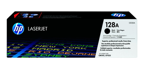 Toner Hp 128a Original Ce320a Laserjet Color Negro