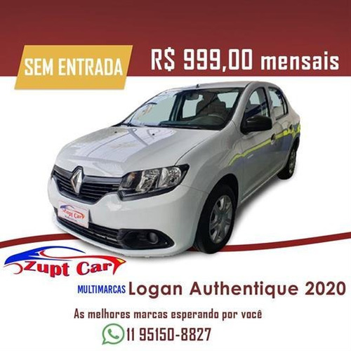Renault Logan 2020 Uber 99 Pop Sem Entrada