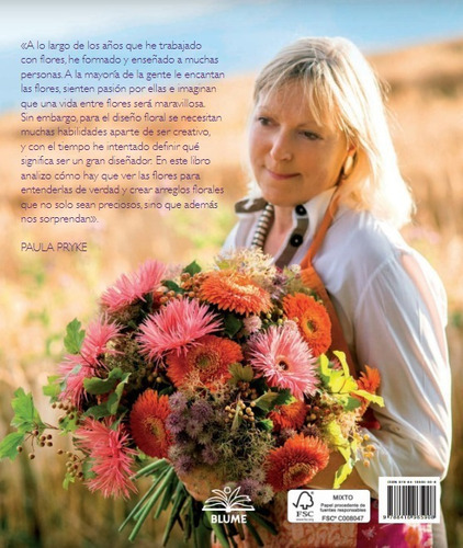 Diseño Floral, De Paula Pryke. Editorial Blume, Tapa Dura En Español, 2018