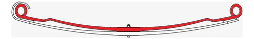 Elastico Parabolico 1ro Mercedez Benz Axor 1933 Delantero