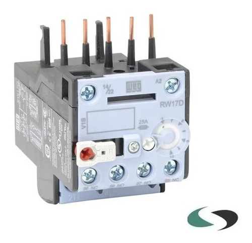 Rele Térmico 10-15a Rw17-1d3-u015 P/mini Contator Weg