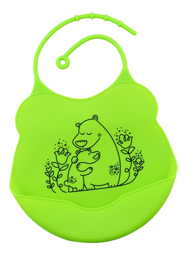 Baberos Silicona Impermeable Suave Para Bebé De Funciones