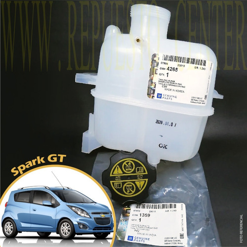 Chevrolet Spark Gt - Deposito Refrigerante + Tapa Original