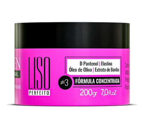 Mascara Liso Perfeito Glatten 200g