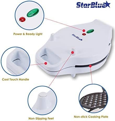 Maquina Para Hacer Waffles Starblue/blanco