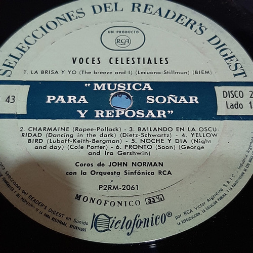 Sin Tapa Disco John Norman Coros Voces Celestiales 2 Cl0