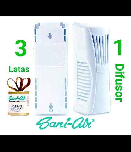 Pack 1 Difusor + 3 Latas Sani Air 