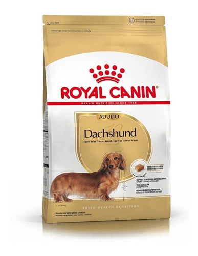 Imagen 1 de 1 de Alimento Royal Canin Breed Health Nutrition Dachshund para perro adulto de raza mini y pequeña sabor mix en bolsa de 3 kg