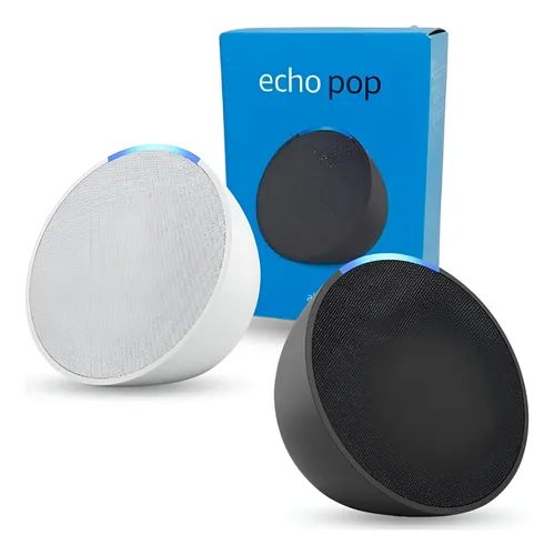 Caixa De Som Echo Pop Alexa Inteligente Amazon Speaker Smart