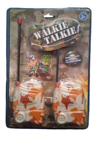 Walkie Talkie Militar Para Niños