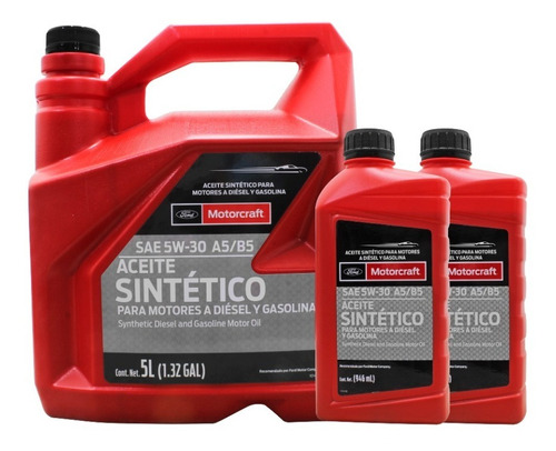 Kit 7 Litros Aceite 5w30 100% Sintético Motorcraft